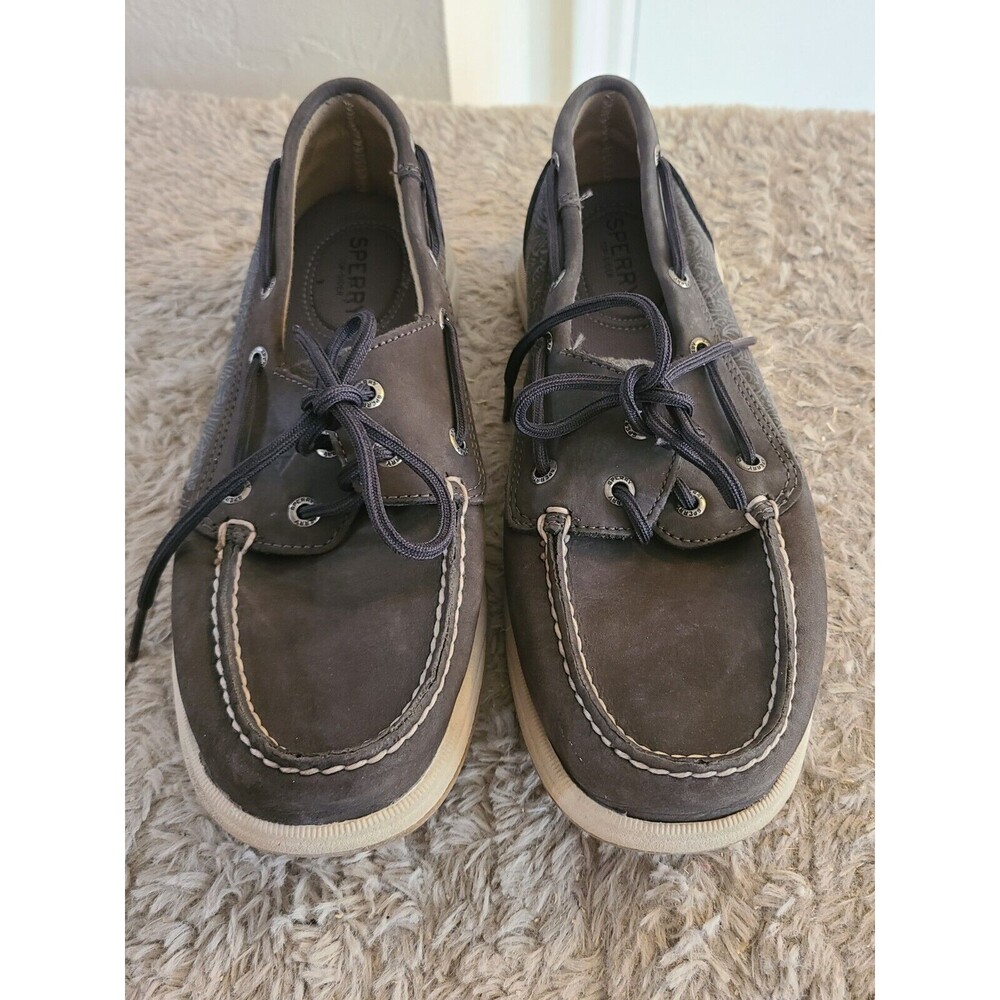 Sperry Top Sider Womens 7M Grey Shoes Loafers